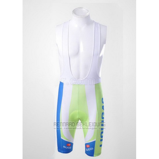 2011 Fahrradbekleidung Liquigas Cannondale Wei und Grun Trikot Kurzarm und Tragerhose